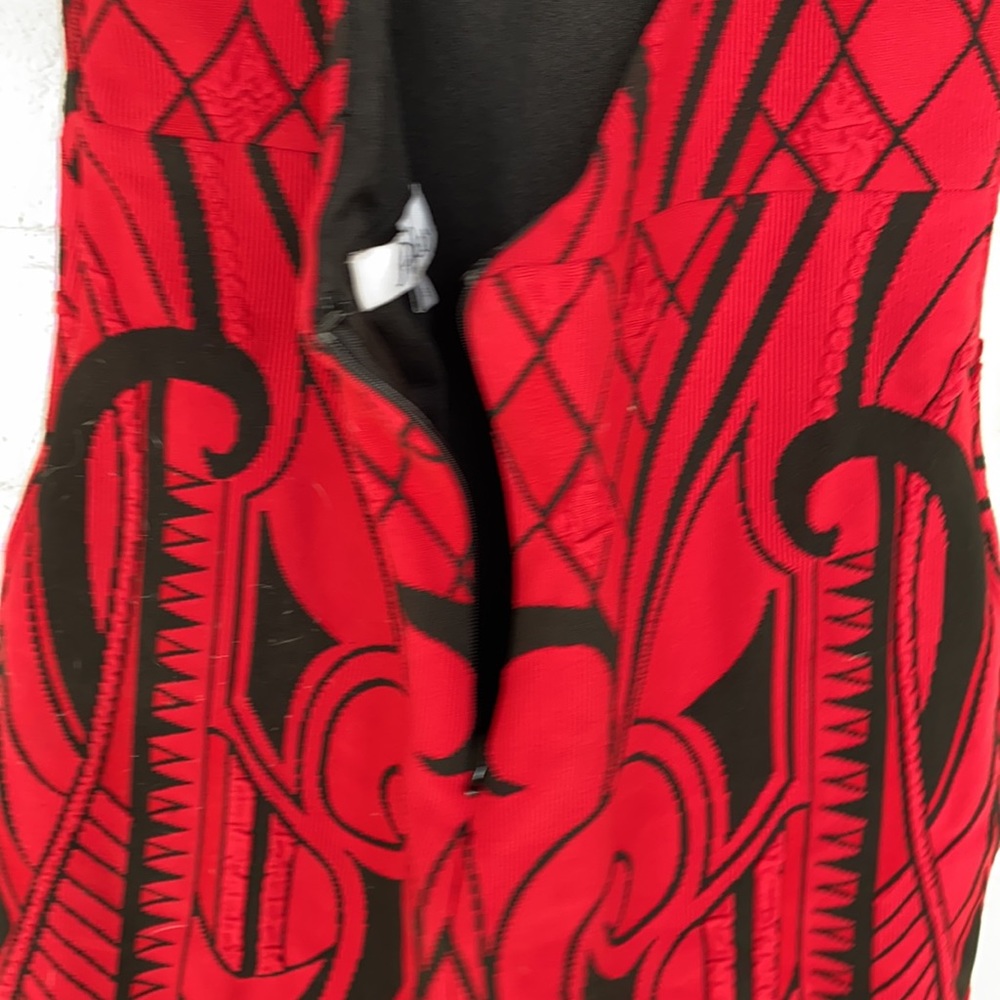 Parker Jaden Dress in Poinsettia S - Picture 6 of 9